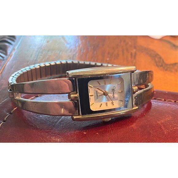 Women's 18mm Two Tone Wrangler Watch, Stretch Band - Picture 1 of 3